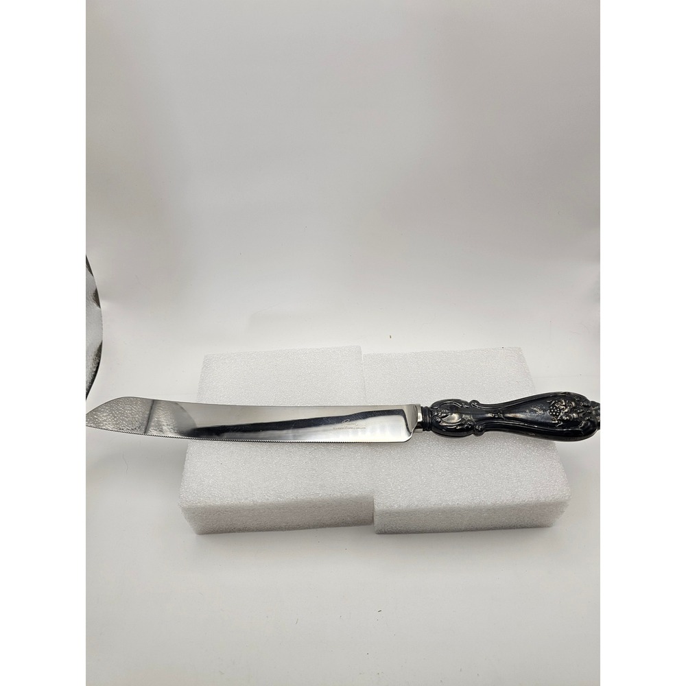 Vintage Raimond Sterling Silver Handle Cake Knife Sheffield England Engraved
